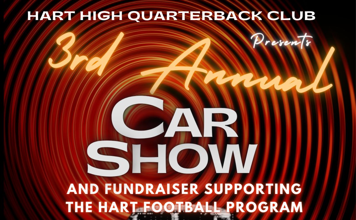 Hart Football Car Show partial flyer June 2026